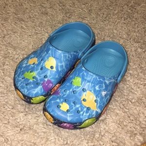 Light up fish crocs